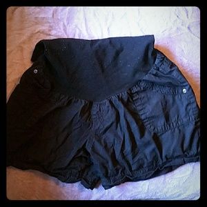 Materhood Maternity Black Shorts